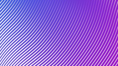 Modern Dijital Sanat ve Web Tasarımı için Mor Mavi Çizgili Eğri Çizgisi Soyut Arkaplan