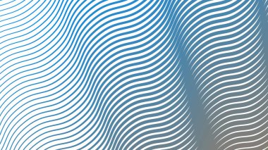 Modern Dijital Tasarım ve Yaratıcı Poster için Orange Blue Stripes Eğri Çizgisi Soyut Arkaplan