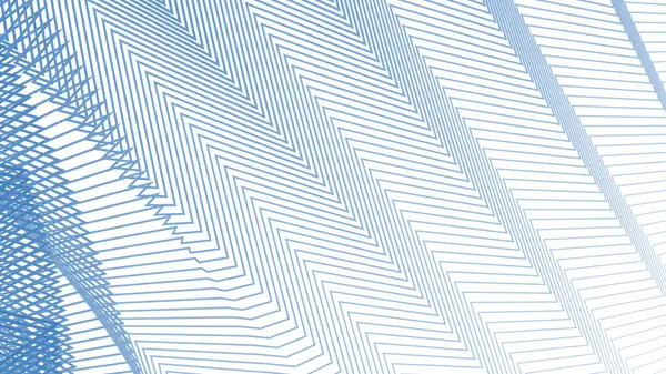 Mavi Azzure Çizgili Zig Zag Soyut Arkaplan Modern Geometrik Desen Tasarımı