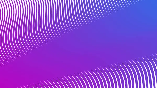 Modern Dijital Sanat ve Web Tasarımı için Mor Mavi Çizgili Eğri Çizgisi Soyut Arkaplan