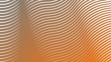 Modern Dijital Tasarım ve Yaratıcı Poster için Orange Blue Stripes Eğri Çizgisi Soyut Arkaplan