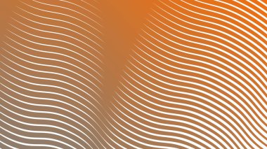 Modern Dijital Tasarım ve Yaratıcı Poster için Orange Blue Stripes Eğri Çizgisi Soyut Arkaplan