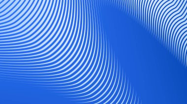 Çizgili Mavi Soyut Arkaplan Modern Minimalist Dalga Şablonu