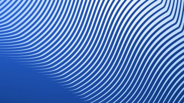 Çizgili Mavi Soyut Arkaplan Modern Minimalist Dalga Şablonu