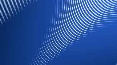 Çizgili Mavi Soyut Arkaplan Modern Minimalist Dalga Şablonu