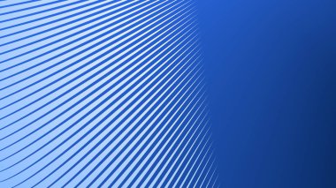 Çizgili Mavi Soyut Arkaplan Modern Minimalist Dalga Şablonu
