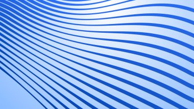Çizgili Mavi Soyut Arkaplan Modern Minimalist Dalga Şablonu