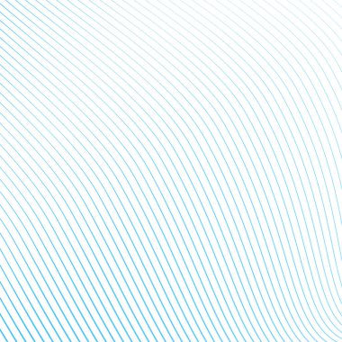 Mavi çizgili eğri çizgisi arka plan soyut vektör tasarımı zarif dalga çizgili desen