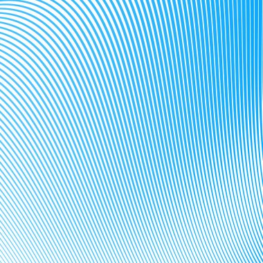 Mavi çizgili eğri çizgisi arka plan soyut vektör tasarımı zarif dalga çizgili desen