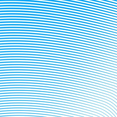 Mavi çizgili eğri çizgisi arka plan soyut vektör tasarımı zarif dalga çizgili desen