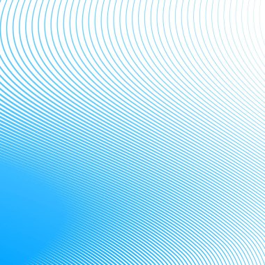 Mavi çizgili eğri çizgisi arka plan soyut vektör tasarımı zarif dalga çizgili desen