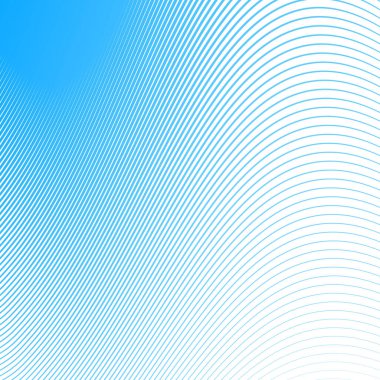 Mavi çizgili eğri çizgisi arka plan soyut vektör tasarımı zarif dalga çizgili desen