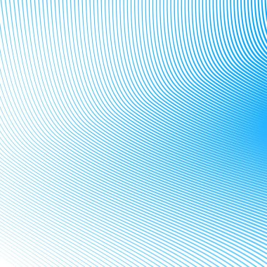 Mavi çizgili eğri çizgisi arka plan soyut vektör tasarımı zarif dalga çizgili desen