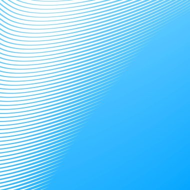 Mavi çizgili eğri çizgisi arka plan soyut vektör tasarımı zarif dalga çizgili desen