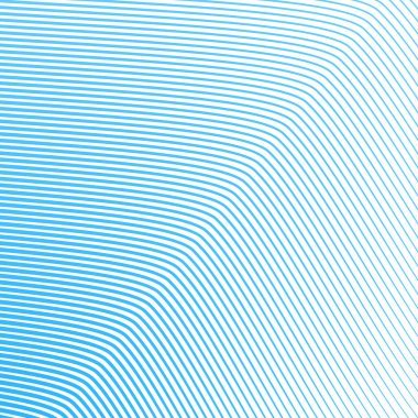 Mavi çizgili eğri çizgisi arka plan soyut vektör tasarımı zarif dalga çizgili desen