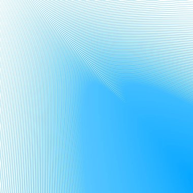 Mavi çizgili eğri çizgisi arka plan soyut vektör tasarımı zarif dalga çizgili desen