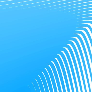 Mavi çizgili eğri çizgisi arka plan soyut vektör tasarımı zarif dalga çizgili desen