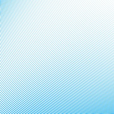 Mavi çizgili eğri çizgisi arka plan soyut vektör tasarımı zarif dalga çizgili desen