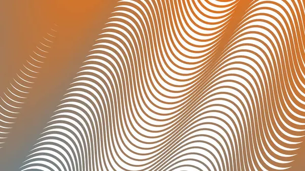 Modern Dijital Tasarım ve Yaratıcı Poster için Orange Blue Stripes Eğri Çizgisi Soyut Arkaplan