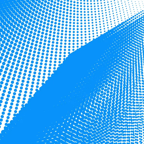 Noktalı desenli mavi polkadot yarım ton soyut arkaplan vektör resim tasarımı