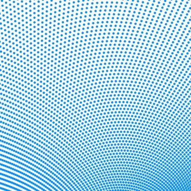 Noktalı desenli mavi polkadot yarım ton soyut arkaplan vektör resim tasarımı