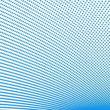 Noktalı desenli mavi polkadot yarım ton soyut arkaplan vektör resim tasarımı