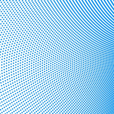 Noktalı desenli mavi polkadot yarım ton soyut arkaplan vektör resim tasarımı