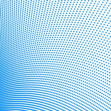 Noktalı desenli mavi polkadot yarım ton soyut arkaplan vektör resim tasarımı