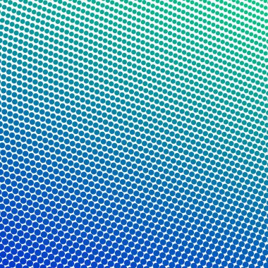 Mavi Yeşil Polkadot Yarım Tonlama Soyut Arkaplan Vektör Tasarımı Modern Noktalı Desen