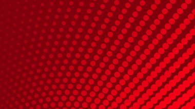 Grafik tasarımı ve dijital duvar kağıdı için modern noktalar desenli kırmızı yarım tonlu soyut arkaplan