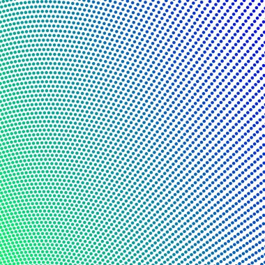 Mavi Yeşil Polkadot Yarım Tonlama Soyut Arkaplan Vektör Tasarımı Modern Noktalı Desen