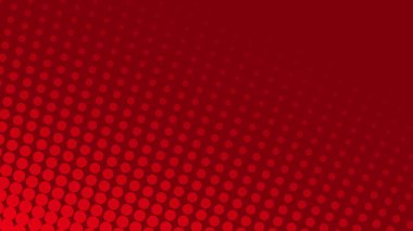 Grafik tasarımı ve dijital duvar kağıdı için modern noktalar desenli kırmızı yarım tonlu soyut arkaplan