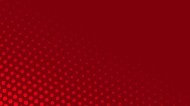 Grafik tasarımı ve dijital duvar kağıdı için modern noktalar desenli kırmızı yarım tonlu soyut arkaplan