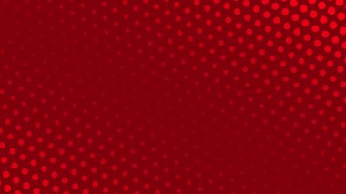 Grafik tasarımı ve dijital duvar kağıdı için modern noktalar desenli kırmızı yarım tonlu soyut arkaplan