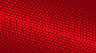 Grafik tasarımı ve dijital duvar kağıdı için modern noktalar desenli kırmızı yarım tonlu soyut arkaplan
