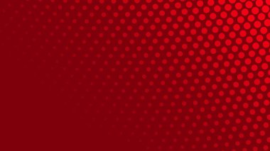 Grafik tasarımı ve dijital duvar kağıdı için modern noktalar desenli kırmızı yarım tonlu soyut arkaplan
