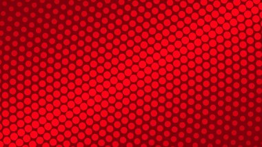 Grafik tasarımı ve dijital duvar kağıdı için modern noktalar desenli kırmızı yarım tonlu soyut arkaplan