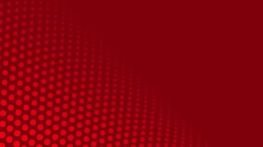 Grafik tasarımı ve dijital duvar kağıdı için modern noktalar desenli kırmızı yarım tonlu soyut arkaplan