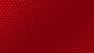 Grafik tasarımı ve dijital duvar kağıdı için modern noktalar desenli kırmızı yarım tonlu soyut arkaplan