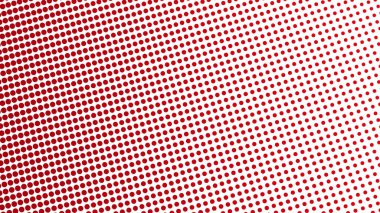 Grafik tasarımı ve dijital duvar kağıdı için modern noktalar desenli kırmızı yarım tonlu soyut arkaplan