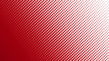 Grafik tasarımı ve dijital duvar kağıdı için modern noktalar desenli kırmızı yarım tonlu soyut arkaplan