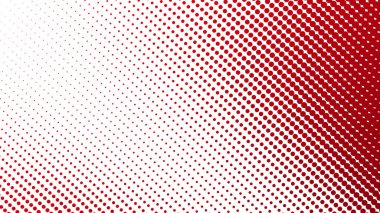 Grafik tasarımı ve dijital duvar kağıdı için modern noktalar desenli kırmızı yarım tonlu soyut arkaplan