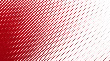 Grafik tasarımı ve dijital duvar kağıdı için modern noktalar desenli kırmızı yarım tonlu soyut arkaplan
