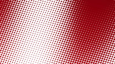 Grafik tasarımı ve dijital duvar kağıdı için modern noktalar desenli kırmızı yarım tonlu soyut arkaplan