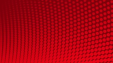 Grafik tasarımı ve dijital duvar kağıdı için modern noktalar desenli kırmızı yarım tonlu soyut arkaplan