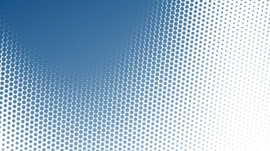 Modern Gradyan Noktaları ve Şık Geometrik Doku Tasarımı ile Çelik Mavi Yarıton Soyut Arkaplan