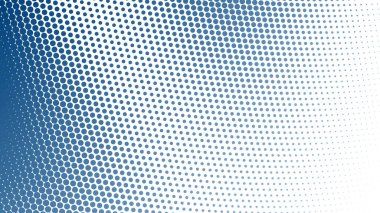 Modern Gradyan Noktaları ve Şık Geometrik Doku Tasarımı ile Çelik Mavi Yarıton Soyut Arkaplan