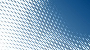 Modern Gradyan Noktaları ve Şık Geometrik Doku Tasarımı ile Çelik Mavi Yarıton Soyut Arkaplan