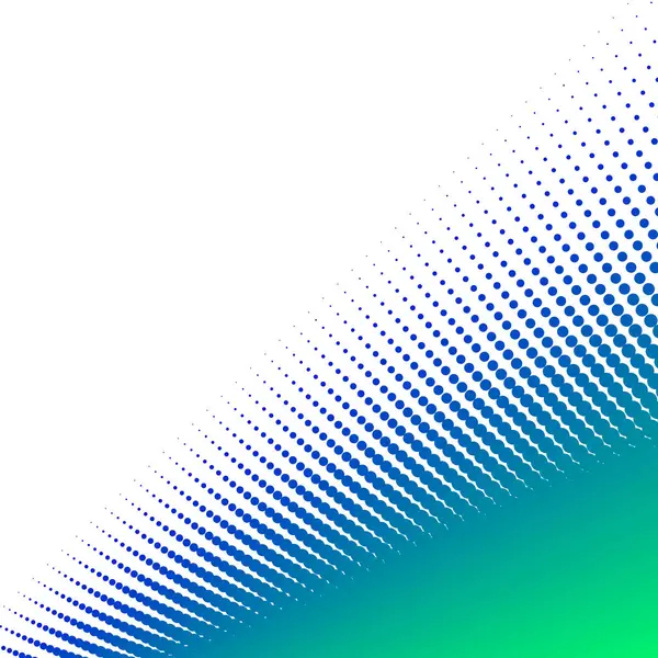 Mavi Yeşil Polkadot Yarım Tonlama Soyut Arkaplan Vektör Tasarımı Modern Noktalı Desen