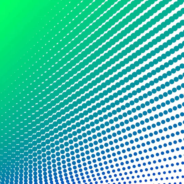 Mavi Yeşil Polkadot Yarım Tonlama Soyut Arkaplan Vektör Tasarımı Modern Noktalı Desen